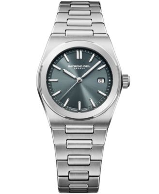 Raymond Weil Женские серебристые часы из нержавеющей стали 30mm