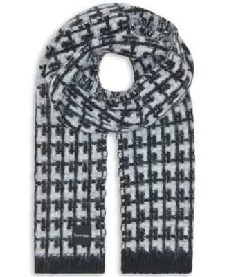 Calvin Klein Women's Grid Knit Everyday Scarf