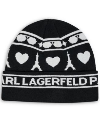 KARL LAGERFELD PARIS Heart of Paris Beanie Hat