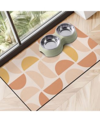 ARONKL Super Absorbent Non-Slip Pet Feeding Mat Quick Dry Floor Protector
