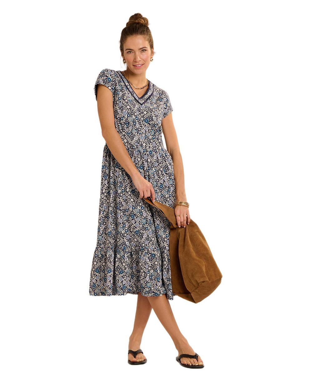 платье Brakeburn Women's Lucia Tiered Midi