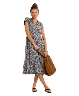 Brakeburn Women's Lucia Tiered Midi Dress