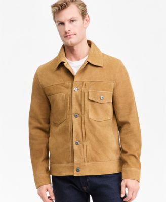 Куртка Ted by Ted Baker для мужчин из замши, стиль тракер