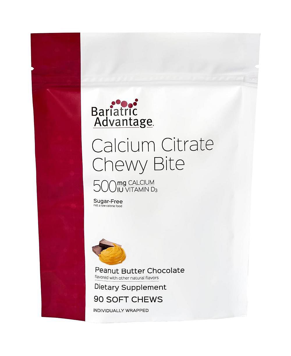 Витаминная добавка Bariatric Advantage Calcium Citrate Chewy Bites, 90 шт