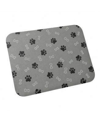 ARONKL Pet Cat Dog Feeding Mat Non-Slip Quick Dry Absorbent Easy Clean Durable