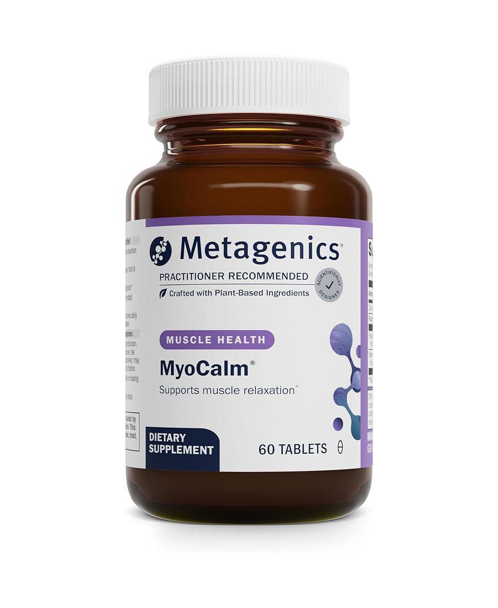 Добавка Metagenics MyoCalm Кальций и Магний для расслабления мышц с пассифлорой и корнем валерианы 60 таблеток