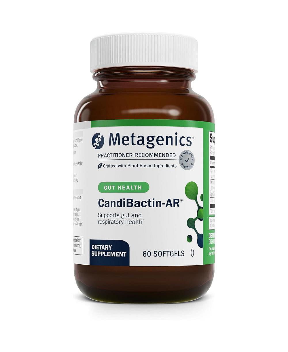 Metagenics CandiBactin AR масло орегано и тимьяна с шалфеем и мелиссой для пищеварения 60 мягких капсул