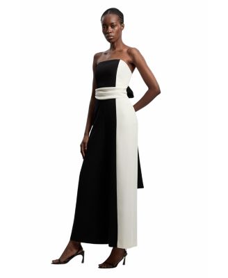 Karen Millen Женский мягкий комбинезон Bandeau Tailored