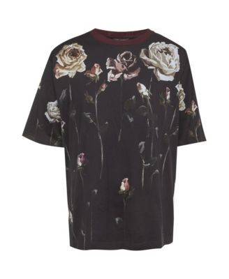 Dolce & Gabbana Мужская футболка Jersey с цветочным принтом, б/у