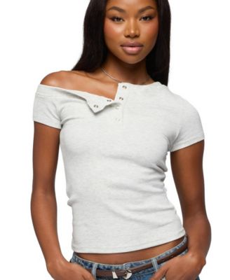 Женский топ Edikted Jubilee Off Shoulder Henley