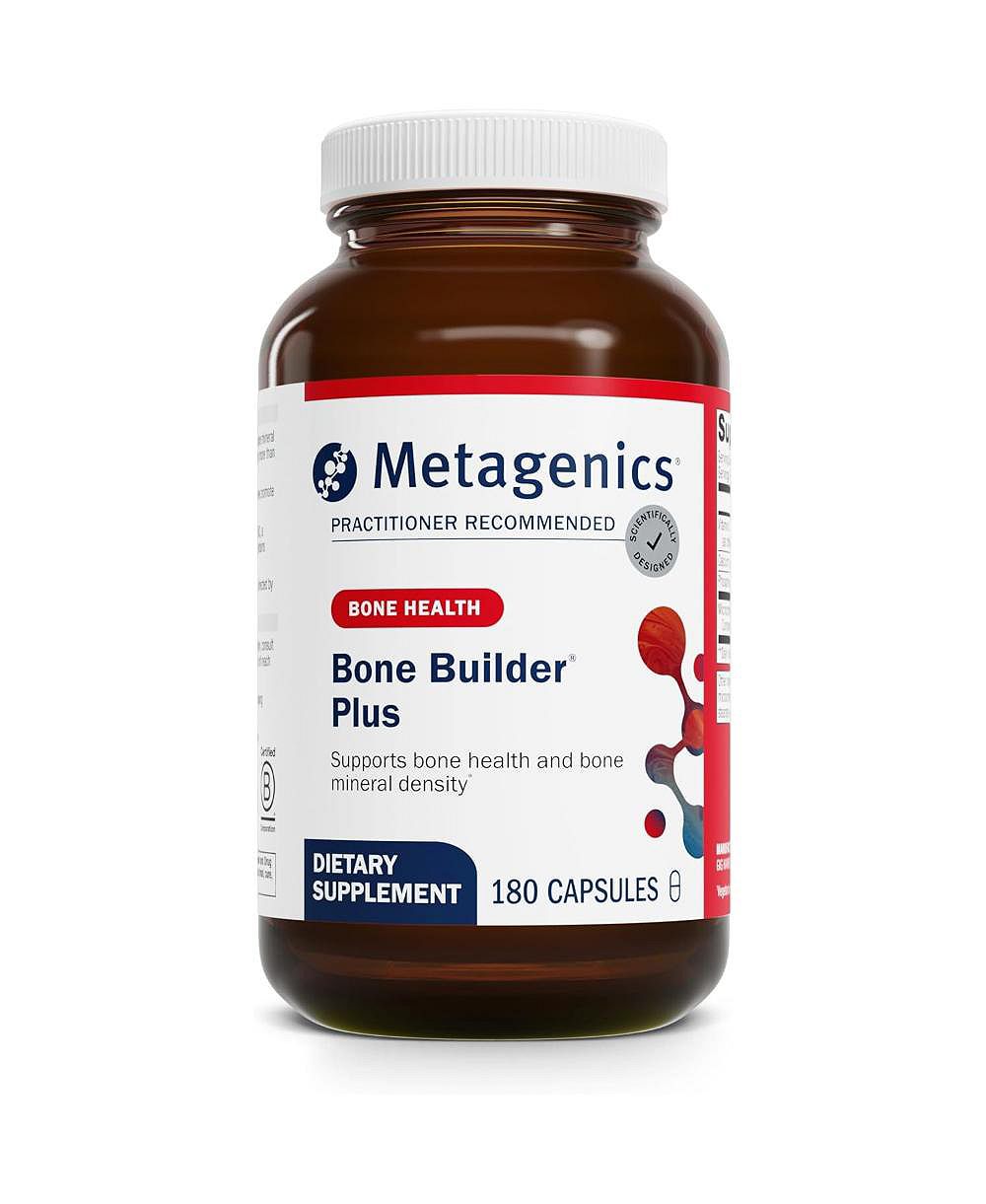 Добавка Metagenics Bone Builder Plus MCHC для здоровья костей, формула с высоким уровнем поглощения, Calcium, Phosphorus и 2000 IU Vitamin D, 180 капсул