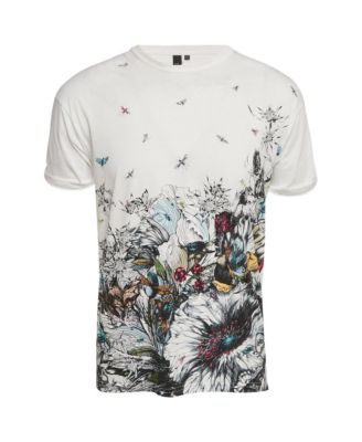 Мужская футболка Alexander Mcqueen Floral Print Jersey