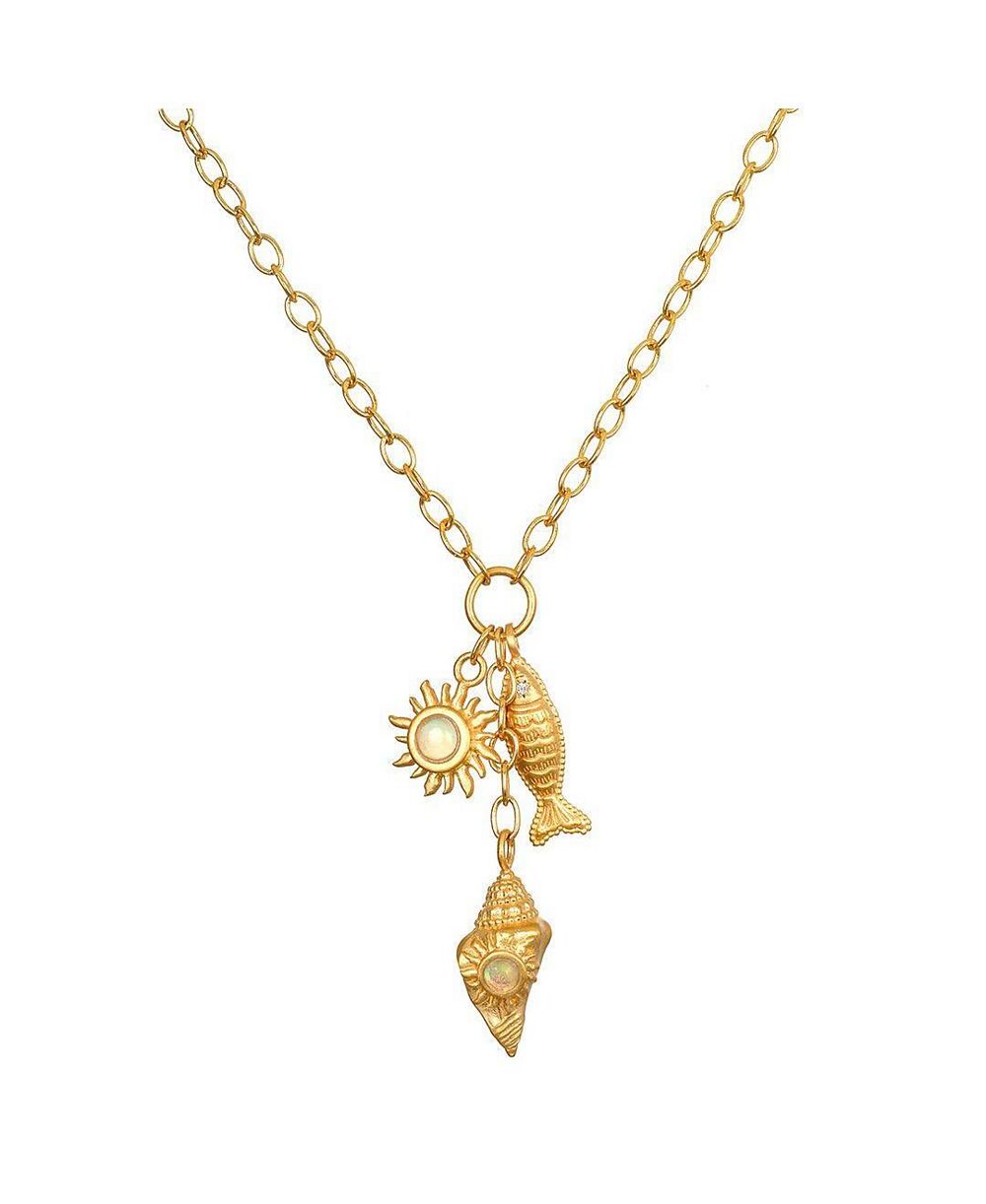 Ожерелье Satya Jewelry Healing Light Ocean Charm