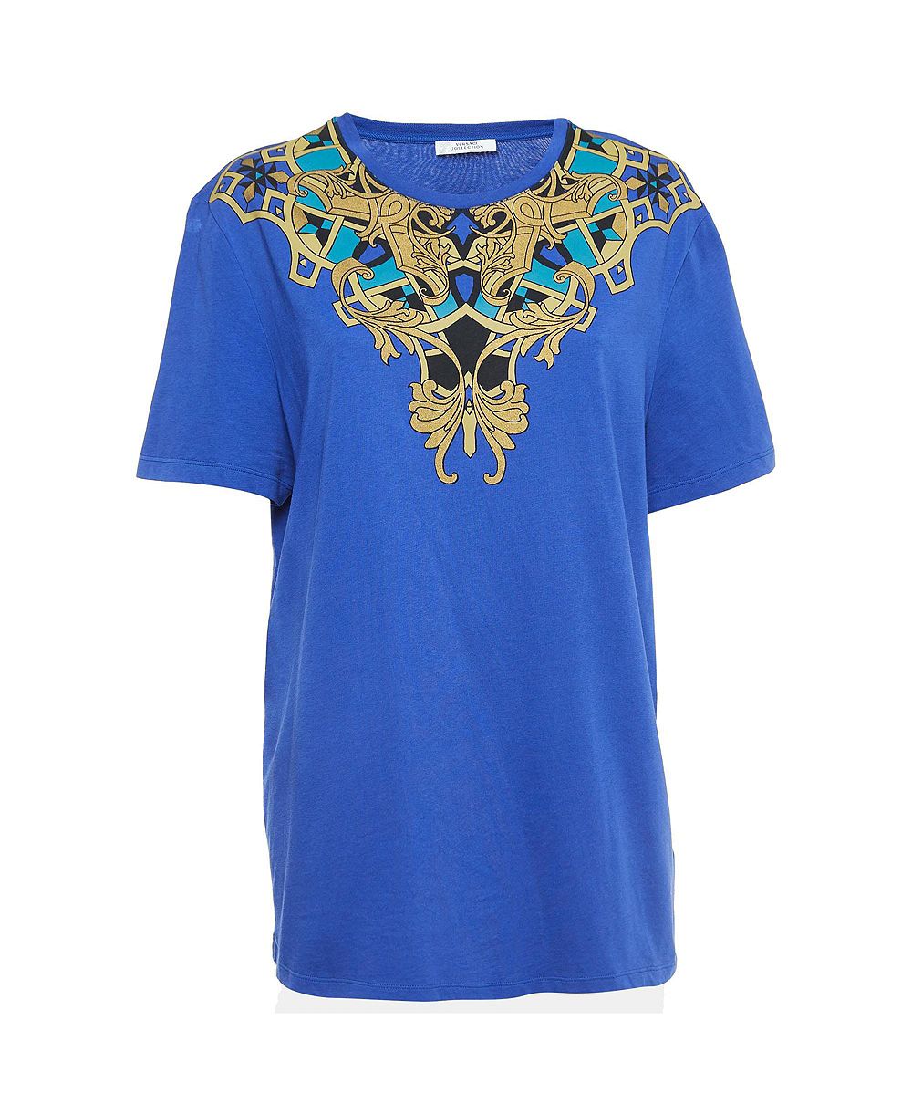 Pre-Owned Versace Men's Printed Cotton T-Shirt