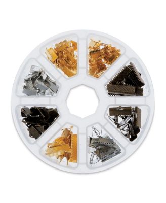 Набор фурнитуры для украшений John Bead 8-Slot Clamp Ends, 138pcs