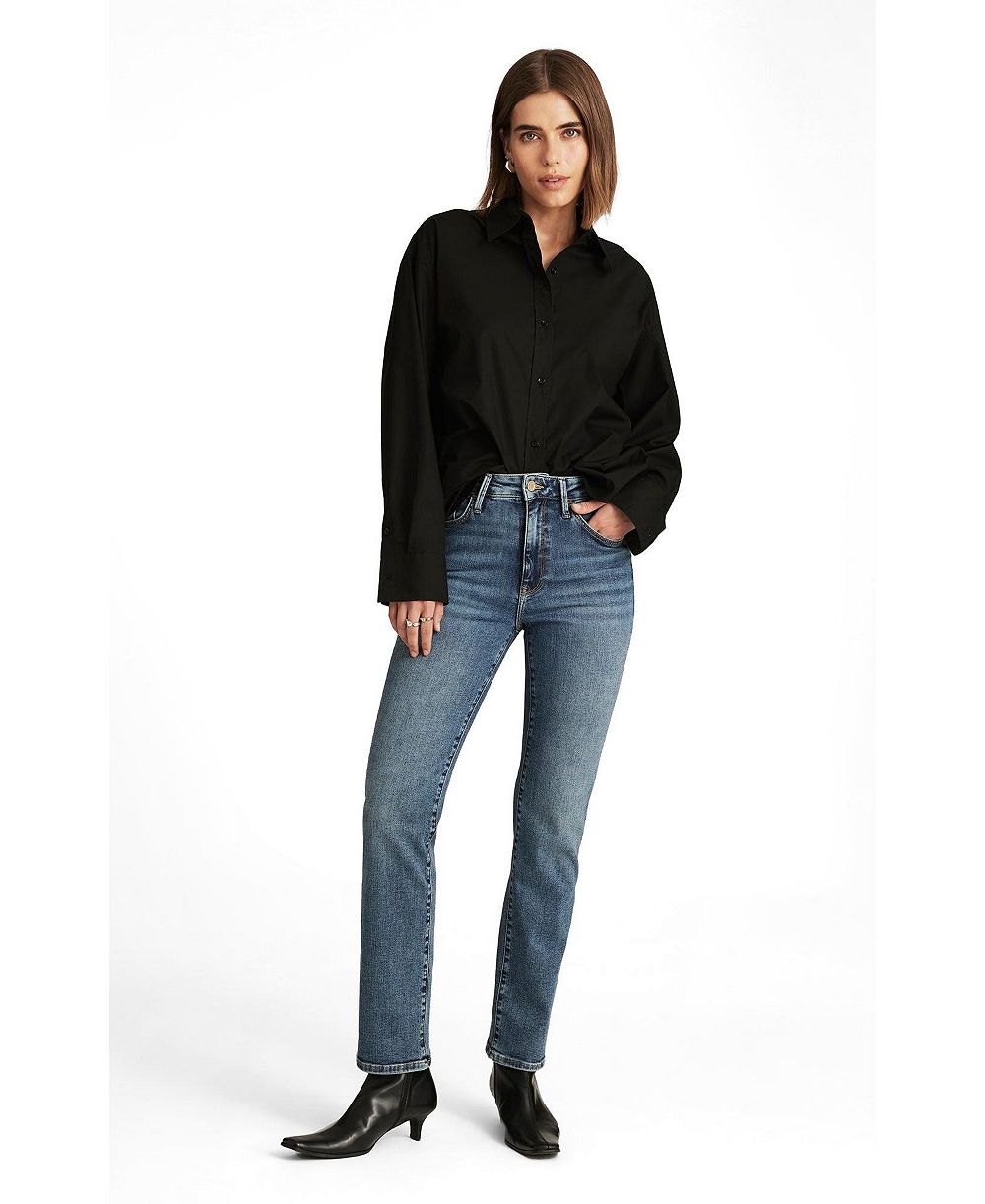 Mavi Jeans Women's Kendra High Rise Straight Leg Jeans