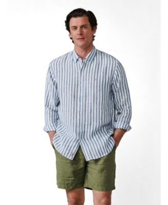 Мужская рубашка Aubin Men's Worlaby Linen Long Sleeve