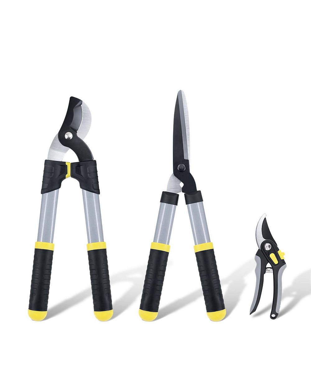 XDOVET Loppers Garden Shears Pruners Tree Shrub Care Kit Soft Grip