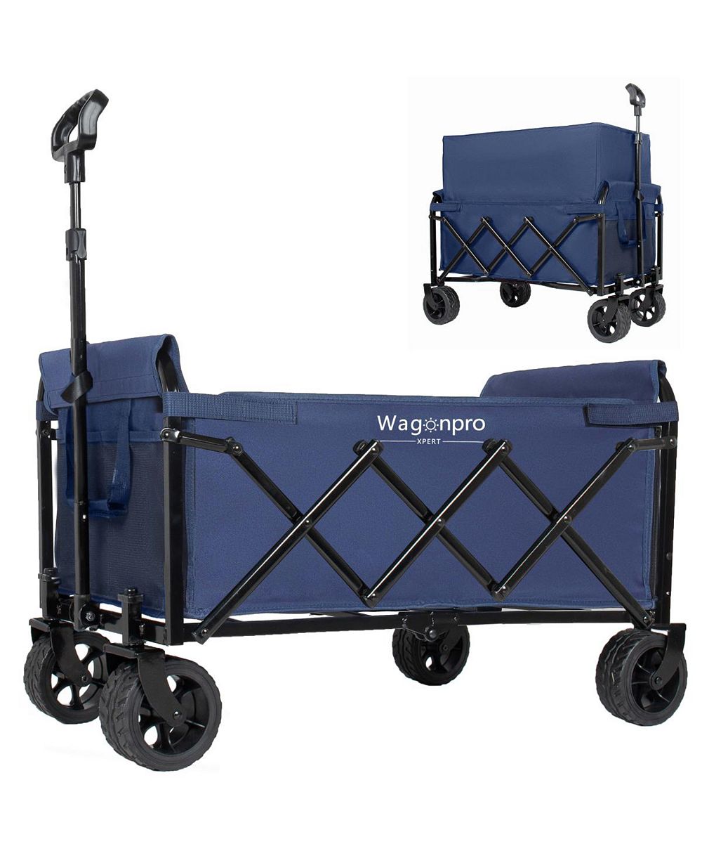 Streamdale Furniture Expandable Dual-Layer Utility Wagon with 52inch  Wide Wheels 220lbs Capacity