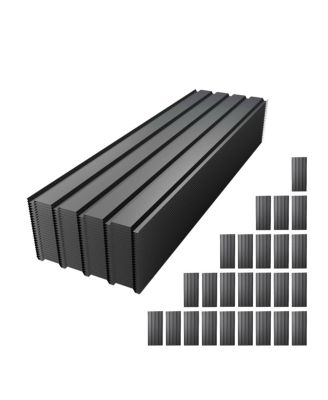 Streamdale Furniture  61inch Galvanized Metal Roof Panels 25 Pieces  Heavy Duty Waterproof
