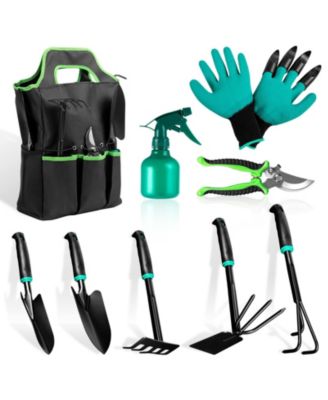 XDOVET Garden Tool Set Digging Planting Pruning Storbag Gifts Gardener