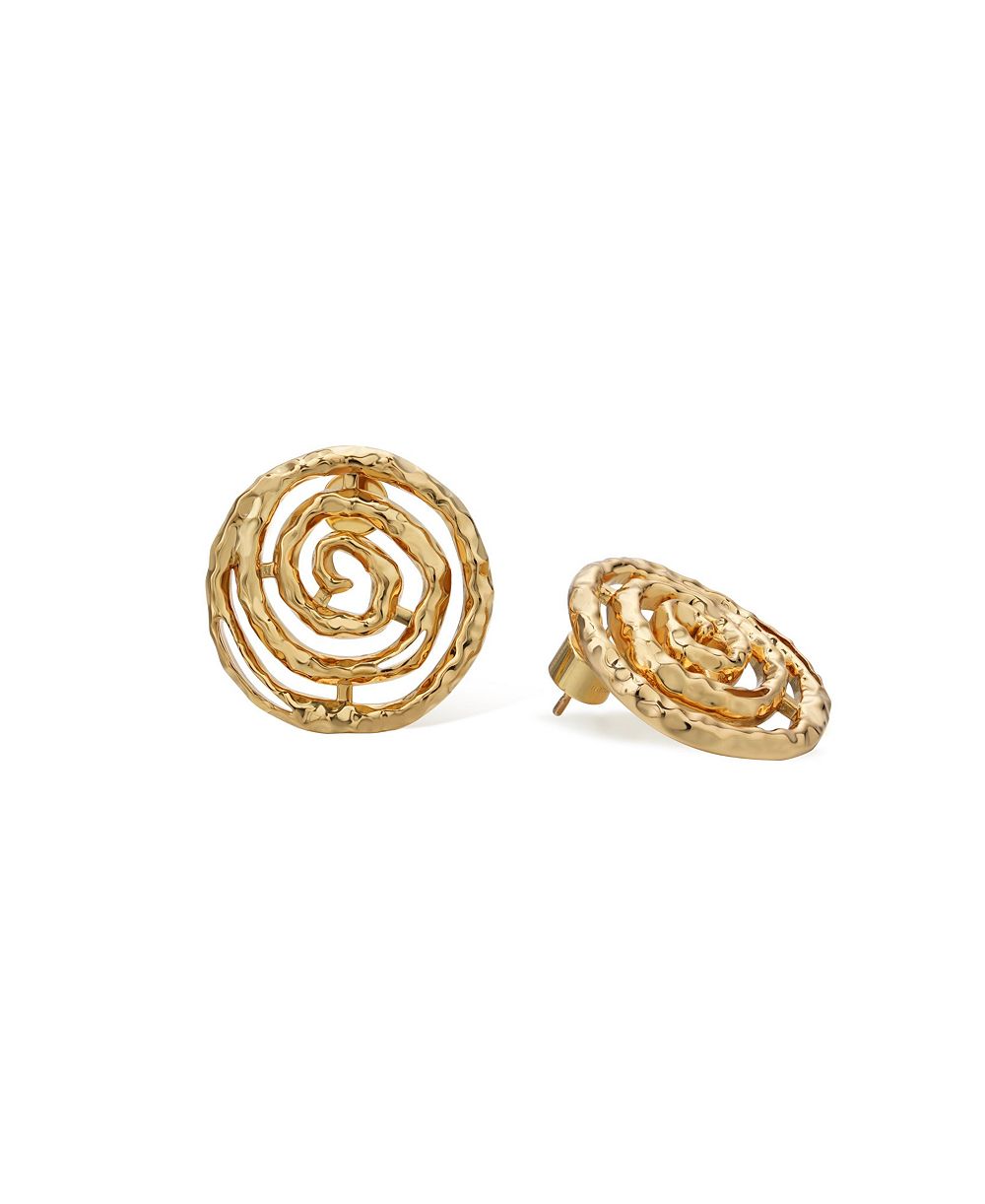 Серьги Retro Chic Eternal Spiral Round