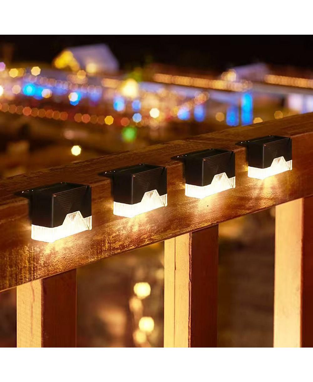 Cowin Solar Deck Lights Outdoor 8 Pack Solar Step Light Waterproof Led Light