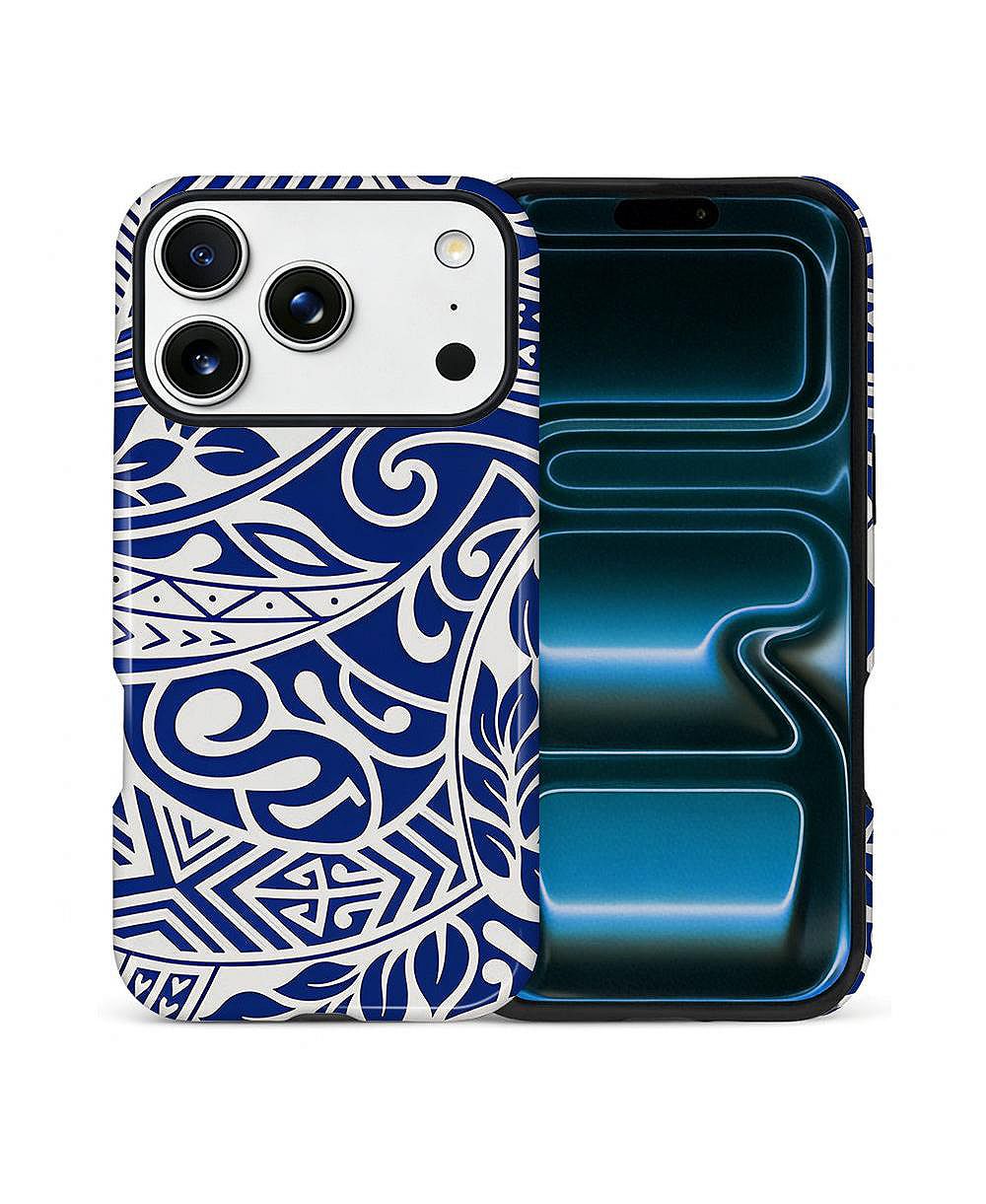 Lamicall Ocean Tribal Flow Dual-Layer Shockproof iPhone Case for Apple iPhone 17 Pro Max