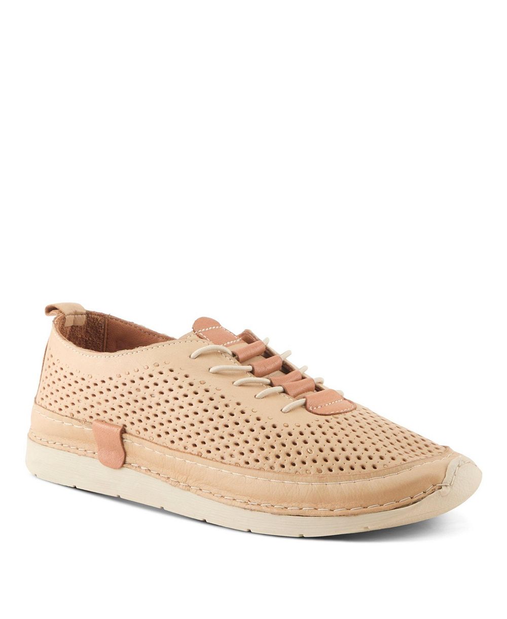 Spring Step Breen Women's Slip-On Sneakers with Perforated Leather