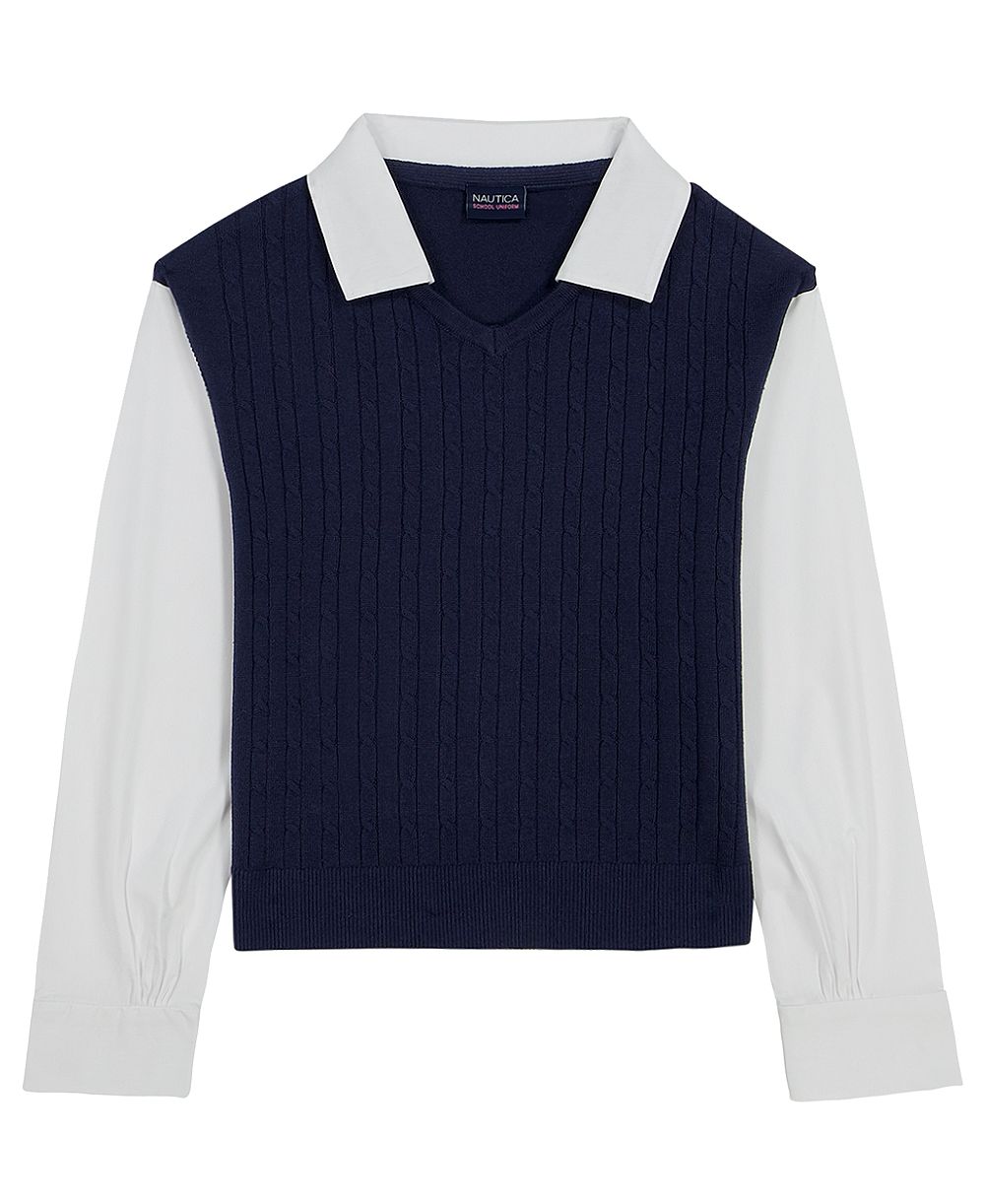 Детский джемпер Nautica Collared V-Neck
