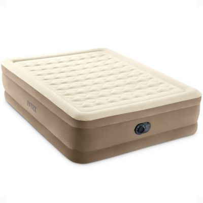 Intex Dura-Beam Deluxe Ultra Plush надувной матрас со встроенным насосом, Queen
