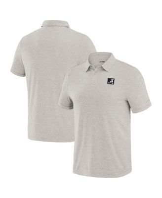 J. Palmer Men's Cream Alabama Crimson Tide Four Down Polo Shirt