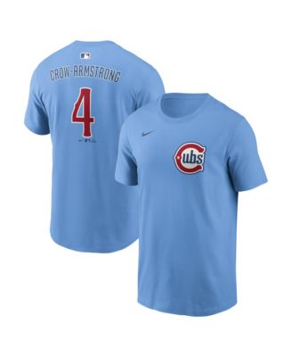Nike Мужская футболка Chicago Cubs Pete Crow-Armstrong светло-голубая
