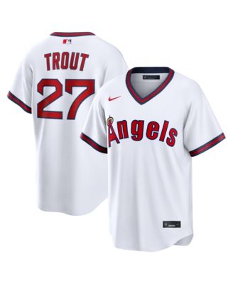 Nike Мужская джерси-реплика White Los Angeles Angels Alternate Mike Trout