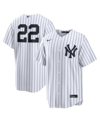 Мужская джерси Nike Ben Rice White New York Yankees Home Replica