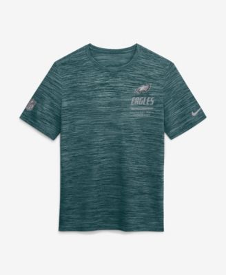 Футболка Nike Men's Midnight Green Philadelphia Eagles Big & Tall Sideline Velocity Dri-FIT