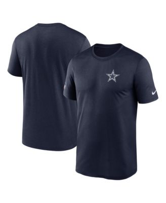 Nike Мужская Navy Dallas Cowboys Sideline Legend Small Logo Dri-FIT T-Shirt