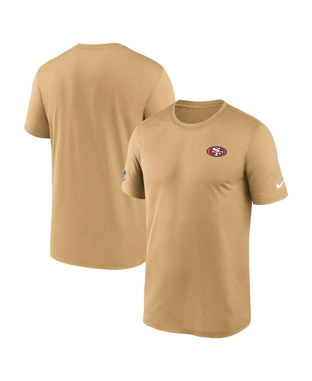 Мужская футболка Nike San Francisco 49ers Sideline Legend Small Logo Dri-FIT Gold