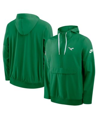 Куртка Nike Men's Kelly Green Philadelphia Eagles Alt Anorak Half-Zip Hooded