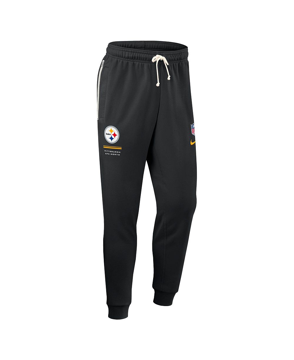 Мужские брюки Nike Black Pittsburgh Steelers Sideline Standard Issue Dri-FIT Taper