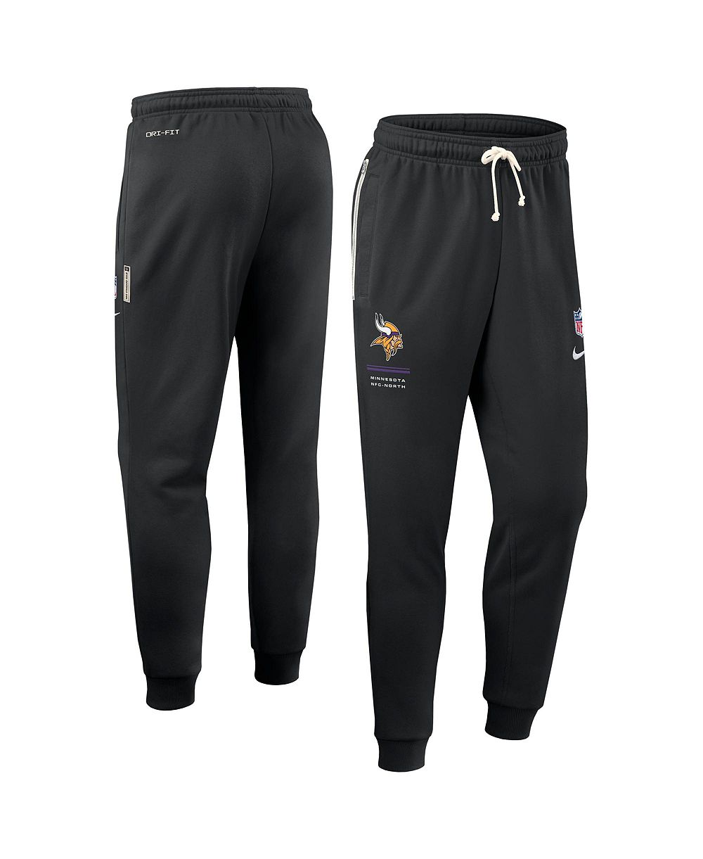 Nike Men's Black Minnesota Vikings Sideline Standard Issue Dri-FIT Taper Pants