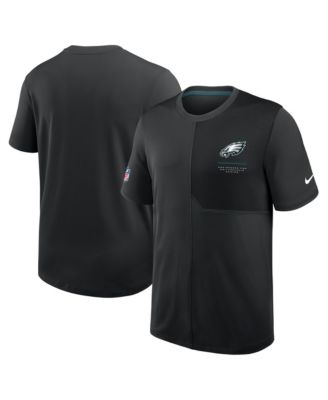 Мужская футболка Nike Black Philadelphia Eagles Sideline UV Dri-FIT Coaches
