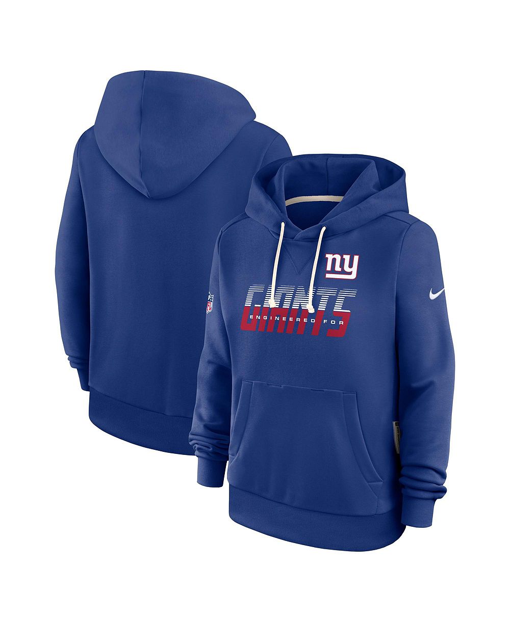 Nike Женский Royal New York Giants Sideline Standard Issue Dri-FIT Hoodie