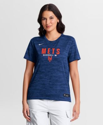 Nike Женская футболка New York Mets Authentic Collection Velocity Dri-FIT, королевский синий