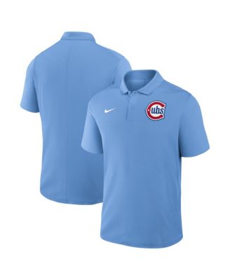 Nike Men's Light Blue Chicago Cubs Alternate Victory Dri-FIT Polo Shirt