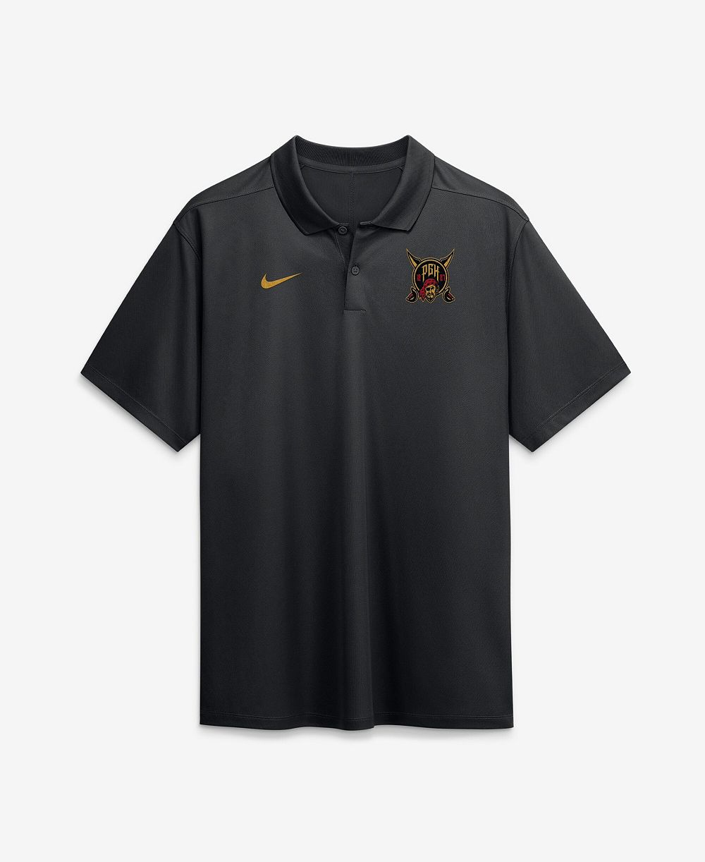 Nike Мужская черная рубашка-поло Nike Dri-FIT Pittsburgh Pirates City Connect Victory