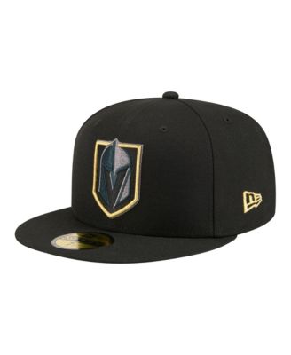 New Era Men's Black Vegas Golden Knights Color Pop 59FIFTY Fitted Hat