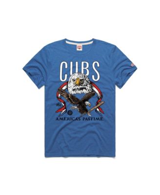 Мужская футболка Homage Chicago Cubs America's Pastime Tri-Blend Royal