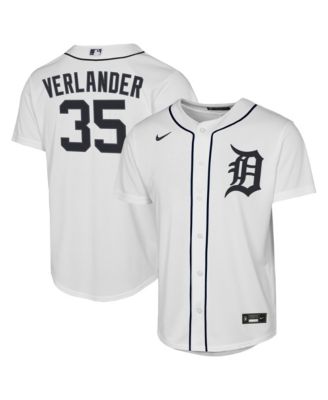 Nike Детская реплика джерси Detroit Tigers Justin Verlander, белая