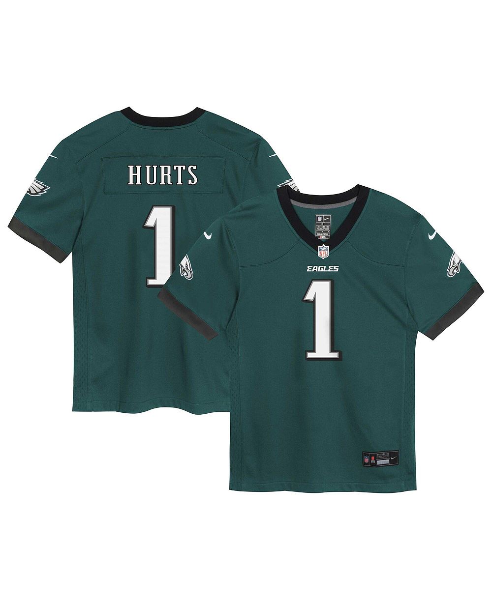 Детская джерси Nike Jalen Hurts Philadelphia Eagles Team Game Midnight Green